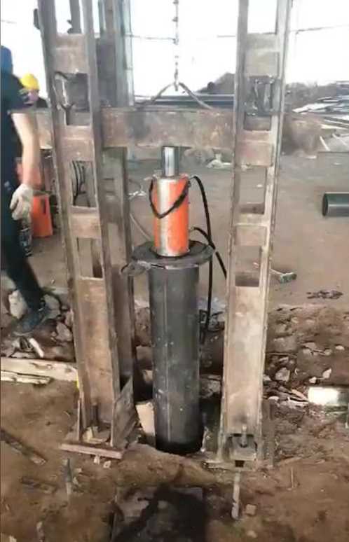 阳泉矿区钢管桩加固